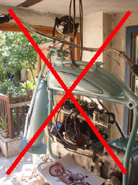 Motocykl FN model M50, motorcycles FN, Motorrad Vierzylinder FN