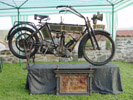 NSU 1911, belt motorcycles, Flachriemen Motorrad, hrad Kmen 2006