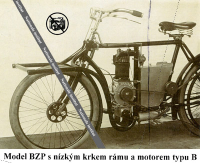 Laurin Klement model BZP, motor typ B podzim 1902